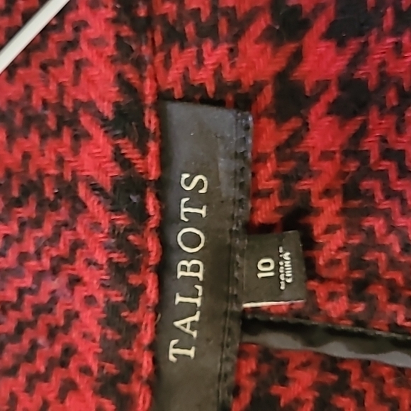 Talbots Women's Wool Plaid Jacket Size 10 - Picture 6 of 9